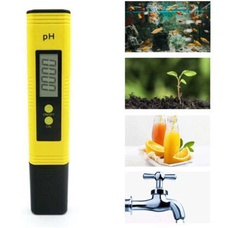 Alovez - Numerique Ph Metres Ph Metre Precision 0,01 Ph 0-60 Celsius -14 Ph Plage De Mesure De L'Eau De Brassage Des Aliments