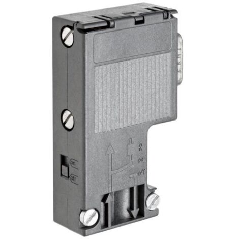 ALOVEZ  Siemens PROFIBUS DP-Stecker 6ES7972-0BA52-0XA0 – 90°-Winkelstecker, Kabelausgang – ohne PG