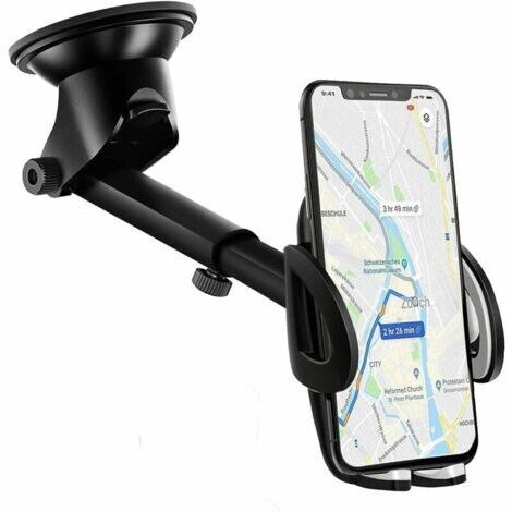 Alovez - Support Telephone Voiture Tableau de Bord [2 en 1] Rotation 360° Universel Support Portable Voiture Ventouse pour Pare-Brise