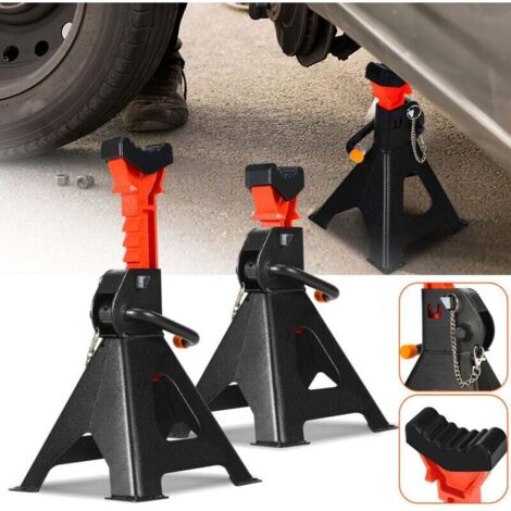 ALOVZE 2x cavalletti per camion, cric per auto, cric per auto 3T 285-430mm
