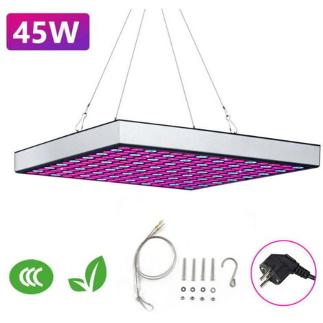 ALOVZE 45W Lampe Horticole LED Croissance Floraison à 225 LED,Lampe pour Plante Spectre Complet,Grow Light pour Plantes Fleurs