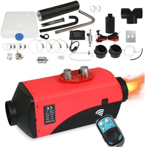 ALOVZE Dieselheizung, 12 V, 5 kW, Luftdieselheizung, Diesel-Luftheizung mit LCD-Fernbedienungsanzeige