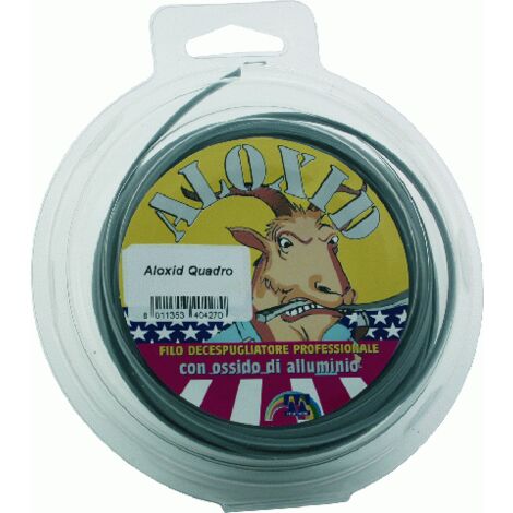 Aloxid de ligne professionnelle pour dA broussailleuse mm 2,4x15 mt nylon aluminium