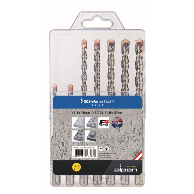 Punte per Trapano SDS-Plus F4 MB7 5-6x110-6