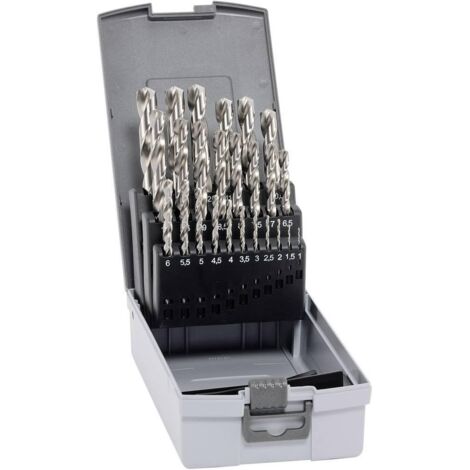 Alpen 102225100 HSS-E Jeu de forets pour le métal 25 pièces Cobalt 1 set A635671