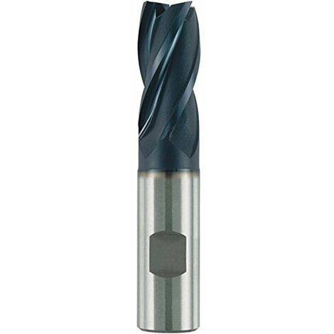 Alpen 185700800100 N K FL pm-tialn frese, 0 V, grigio, 8 mm