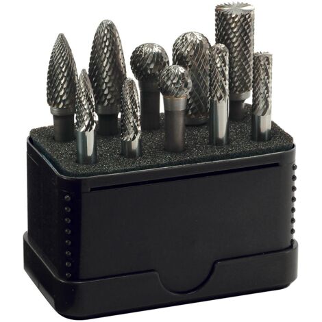alpen 776000005100 Rotary rebabas de carburo de tungsteno de corte 6, 0 V, color gris