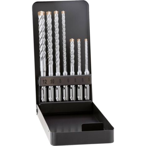 ALPEN 80500007100 FORET SDS-PLUS FORCE X KM 7 PIÈCES ARGENT