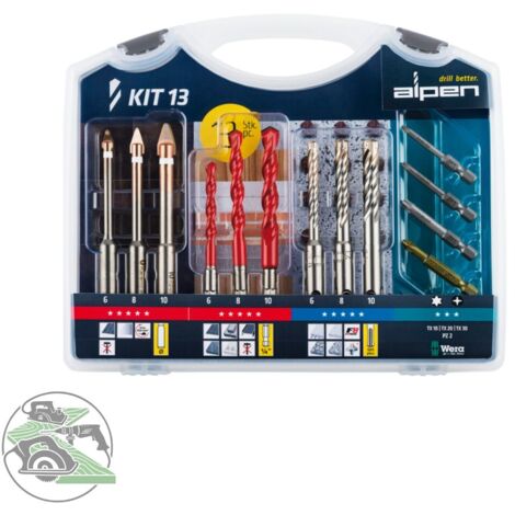 Alpen Bohr-Schraubset KIT 13 C Protector Profi Multicut Force X 0000303513100