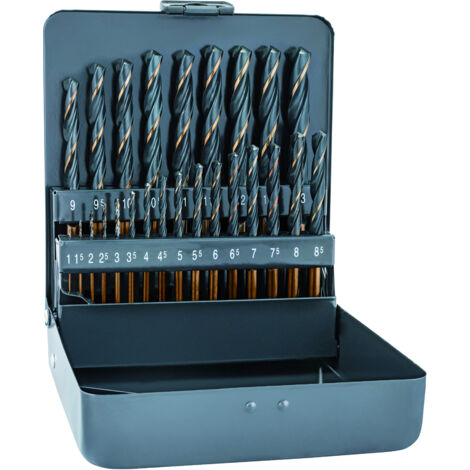 ALPEN Bohrer-Kassette Sprint Master KM25 DIN338RN HSS ø1-13 mm 25-teilig