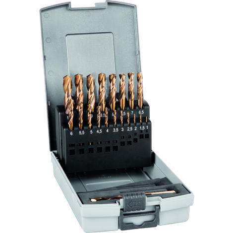 ALPEN Bohrer-Kassetten Set HSS PZ-COBALT GRIP KP, 24-tlg., Ø 1,00-10,50 mm