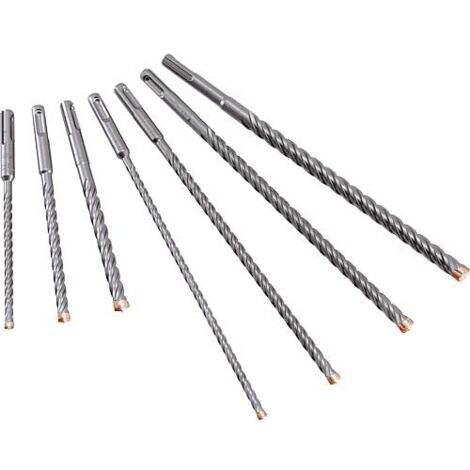 ALPEN Broca para martillo perforador SDS-Plus Force X, 6-8-10x160,6-8-10-12x26
