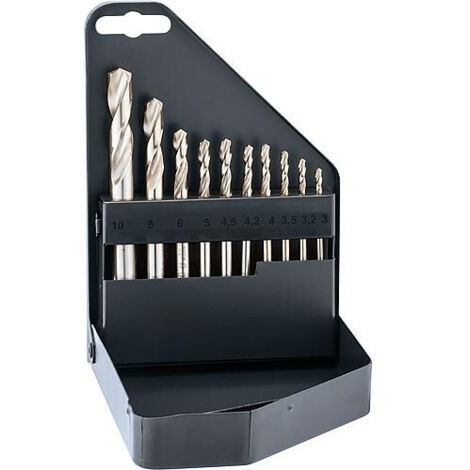 Alpen Cobalt Nirosta Coffret de forets 10 pièces