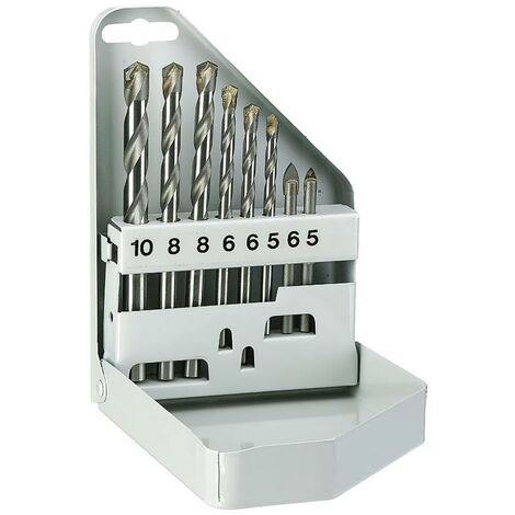 ALPEN estuche brocas alpen ceramica / cristal 8 piezas , Estuche Brocas Alpen Ceramica / Cristal 8 Piezas.&43Brocas de cerámica.- Brocas para cerámica de alto rendi