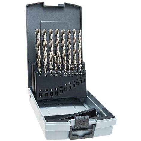 ALPEN estuche brocas alpen hss pro 19 piezas , Estuche brocas Alpen Hss Pro 19 piezas- Aplicación: Broca espiral afilada con precisión, con punta afilada en cruz especial,