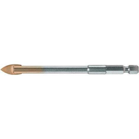 Alpen Glasbohrer Spezialbohrer 1/4"-Sechskantschaft Länge 100mm Bohrer ø 4mm HM