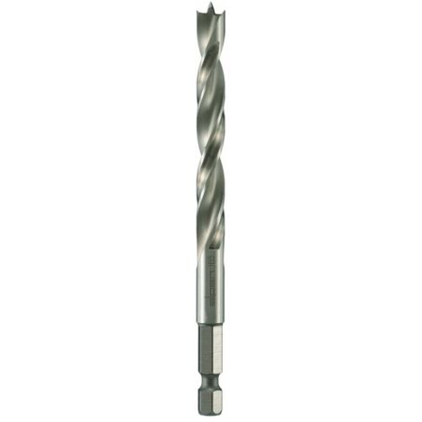 Alpen HSS Maschinen-Holzspiralbohrer Sechskantschaft Ø 6,0 mm 62200600100