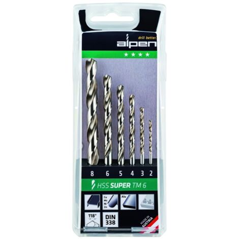 Alpen Hss Pro Mallette de perçage 6 pièces