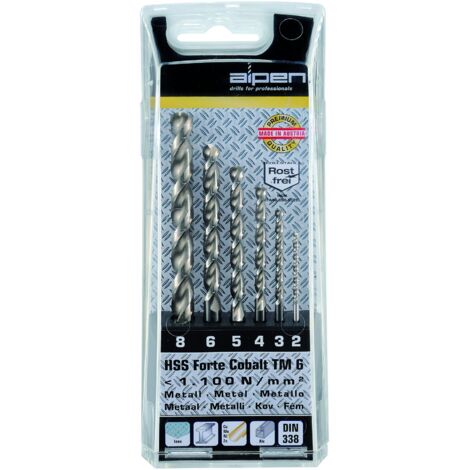 Alpen Punta per Trapano  HSS Cobalt Forte TM 6