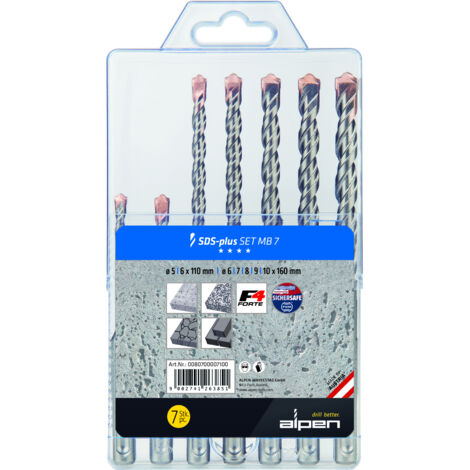 Alpen SDS-plus F4 MB7 5-6x110/6- 7-8-9-10x160
