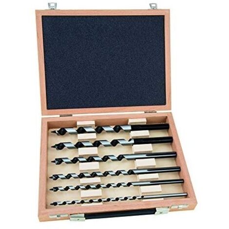 Alpen Set Punte per Trapano Auger Drill Bits 6 Pezzi L 460