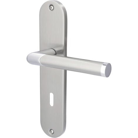 Alpertec Drückergarnitur Renofast I edelstahl/BI-Colour BB 72 mm Türdrücker