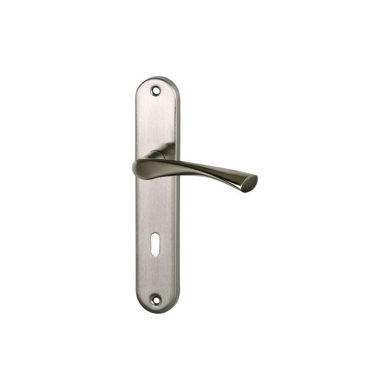 ALPERTEC - Ensemble lea alu metal nickel mat cle 195mm