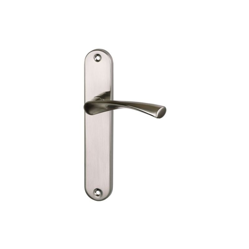 Alpertec - Ensemble poignées lea alu metal nickel mat bec cane