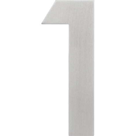 Alpertec Hausnummer 1 Edelstahl Hausnummern Hausnummerschild