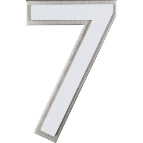 Alpertec Hausnummer 7 Nachtleuchtend  Hausnummern Hausnummerschild