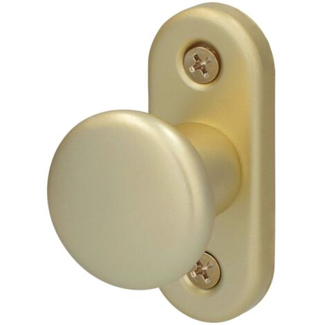 Alpertec Hebetürknopf Aluminium F2 neusilber Türbeschläge