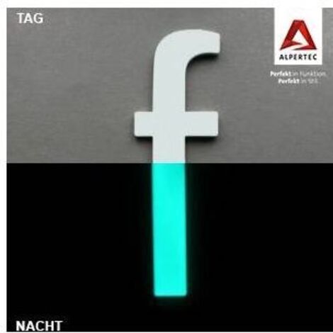 Alpertec Klebebuchstabe F Hausnummern Hausnummerschild