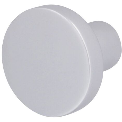 Alpertec Knopflochteil Ø 5,0 cm Aluminium F1 silber Türbeschläge