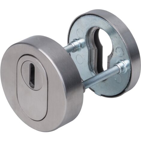 Alpertec Rosetta di sicurezza Rosette con cilindro abreiss protezione sicurezza Rosetta per porte di casa e appartamento porte d' ingresso, 1 pezzi, 32821170