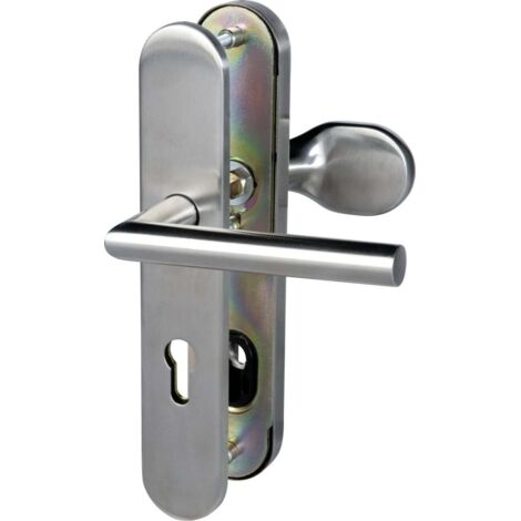 Alpertec Schutzbeschlag Security Moskau Drücker/Knopf 92 mm Türbeschläge