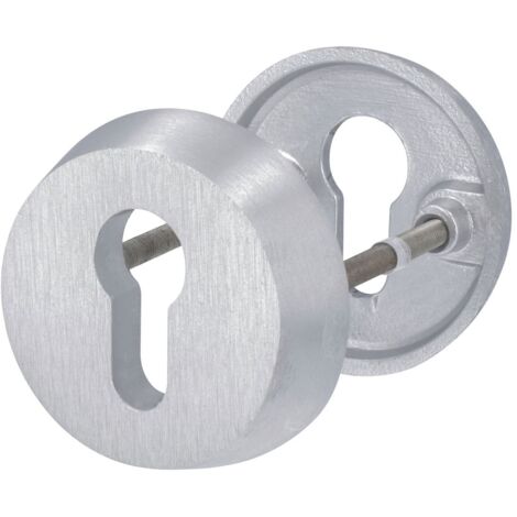 Alpertec Schutzrosette Ø 6,1 cm Aluminium silber Türbeschläge