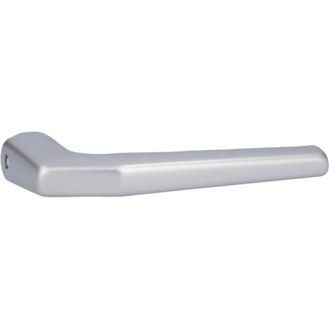 Alpertec Türklinke Lochteil Phil Aluminium F1 silber- 12,3 x 6,0 cm Beschläge