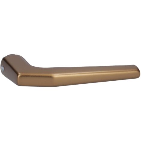 Alpertec Türklinke Lochteil Phil Aluminium F4 bronze - 12,3 x 6 cm Beschläge