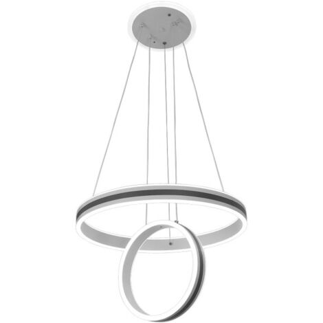 alpes grigio sospensione 104w 3000-4000-6000k regx50x50 cm 8320lm con telecomando e dimmer
