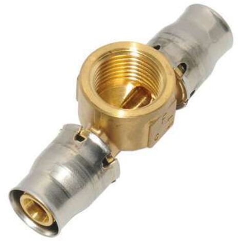 Alpex Plus Übergangs T-Stück MS 26 x 3/4'' x 26 Steckfitting MS 87326743