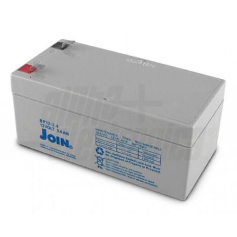Alpha eletronica batteria piombo agm 12v 3.4ah bp12-3.4