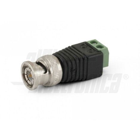 Alpha elettronica adattatore spina bnc a morsetto 80-135