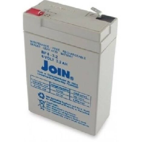 Alpha elettronica batteria al piombo 6v 3,2a con fasto bp06-3,2