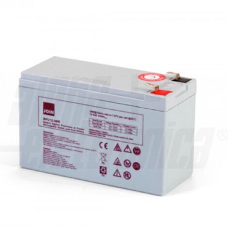 Alpha elettronica batteria piombo vrla 12v per ups 36w 9ah bpu12-36w