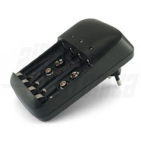 Alpha elettronica caricabatterie 1-4aa/aaa 2x9v kc465