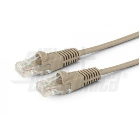 Alpha elettronica cavo di rete patch in rame cat. 5e grigio u/utp 5m