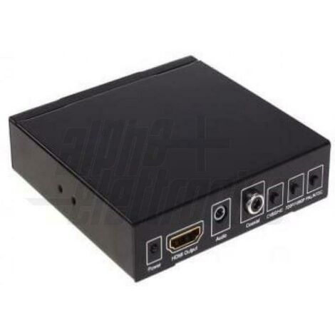 Alpha elettronica convertitore switch da scart/hdmi a hdmi a ct363/9/1