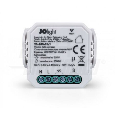 Alpha elettronica interruttore  tuya wi-fi 230v 2300w/250w app+interruttor