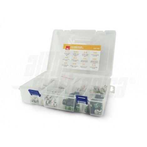 Alpha elettronica kit connettori adattatori bnc e di alimentazione