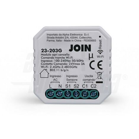 Alpha elettronica modulo controllo cancello smart wif 23-203g